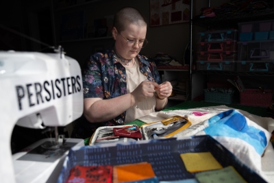 Agender-bisexual-quilting-LGBTQ-Alaska