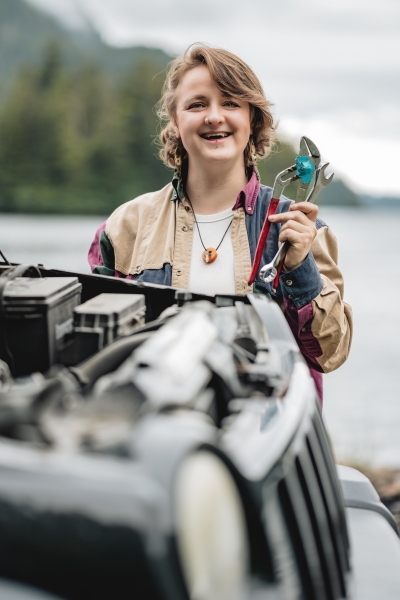 Nonbinary-genderfluid-mechanic-LGBTQ-Alaska