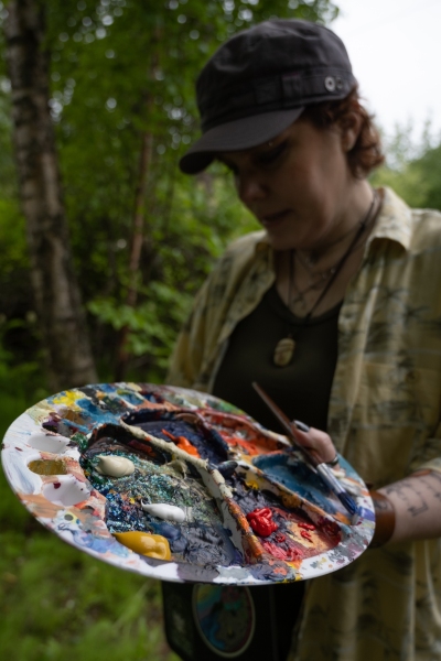 Nonbinary-genderqueer-asexual-artist-LGBTQ-Alaska