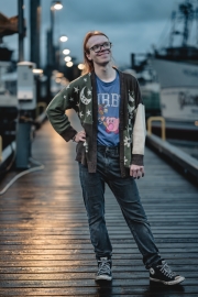 Transfeminine-lesbian-LGBTQ-Alaska-fishing-dock