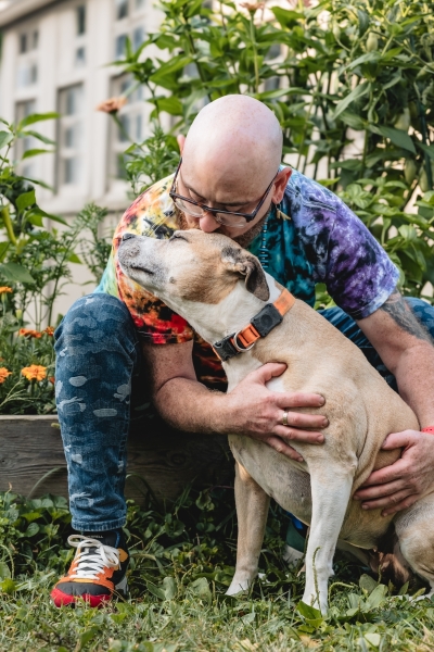 Transgender-man-Genderqueer-with-dog-LGBTQ-Ohio
