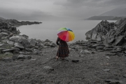 Transgender-woman-rainbow-umbrella-LGBTQ-Alaska