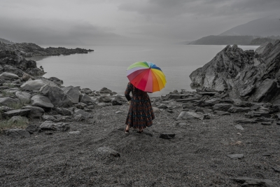 Transgender-woman-rainbow-umbrella-LGBTQ-Alaska